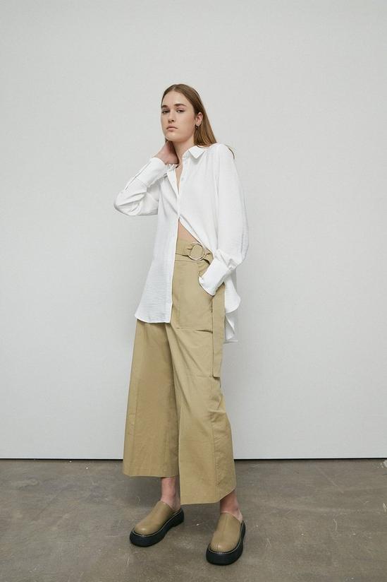 Warehouse Petite Elevated Wide Crop Trouser 5