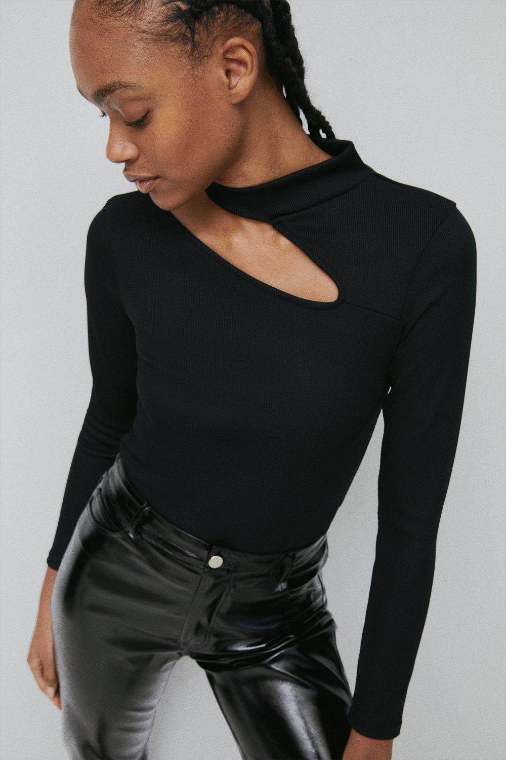  Rpvati Going Out Tops For Women Asymmetric Neck Long