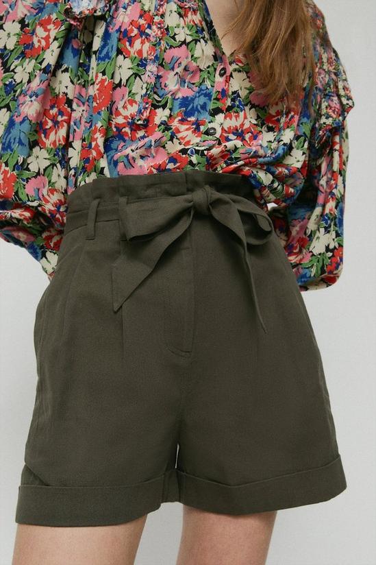 Warehouse Twill Paperbag Belted Utility Shorts 2