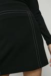 Warehouse Top Stitch Jersey Crepe Pelmet Skirt thumbnail 2