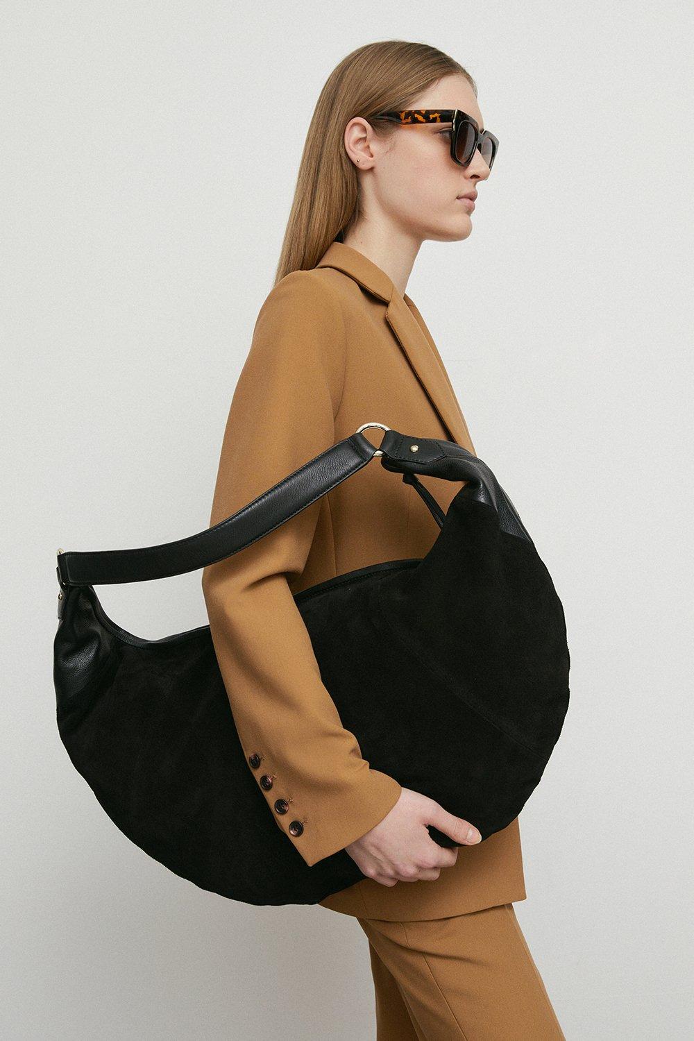 Leather slouch bags online sale