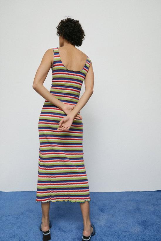 Warehouse Textured Cami Midi Dress 3