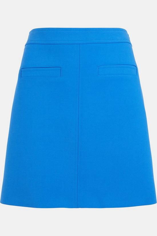 Warehouse Welt Pocket A Line Mini Skirt 4