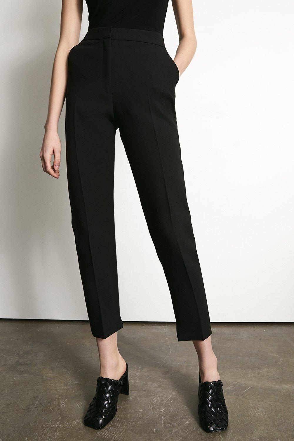 Trousers, Premium Tailoring High Waist Slim Leg Trouser