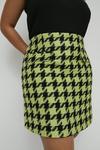 Warehouse Plus Size Dogstooth Flap Pocket Pelmet Skirt thumbnail 1