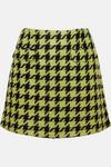 Warehouse Plus Size Dogstooth Flap Pocket Pelmet Skirt thumbnail 4