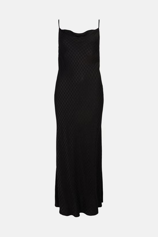 Warehouse Jacquard Midi Slip Dress 4