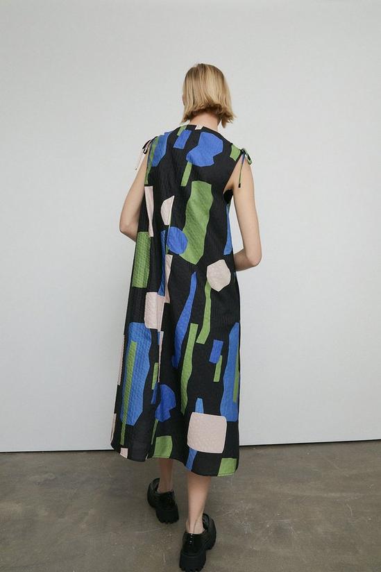 Warehouse Petite Texture Sleeveless Midi Dress 4