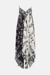 Warehouse Strappy Cami Maxi Dress In Scarf Print thumbnail 4
