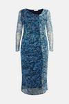 Warehouse Jemma Lewis X Wh Plus Size Marble Spliced Dress thumbnail 4