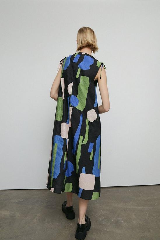 Warehouse Texture Sleeveless Midi Dress 4