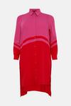 Warehouse Plus Size Printed Lace Trim Cami Dress thumbnail 4