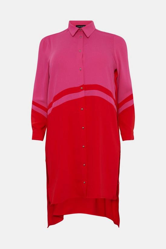 Warehouse Plus Size Printed Lace Trim Cami Dress 4
