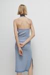 Warehouse Premium Knit Check Jacquard Dress thumbnail 3