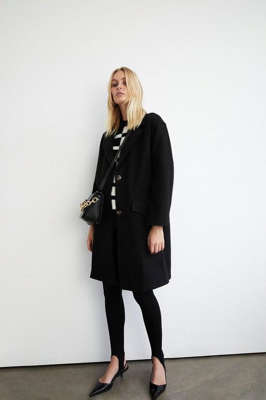 Warehouse Petite Relaxed Tailored Coat 1