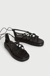 Warehouse Real Leather Knotted Flatform Sandal thumbnail 2