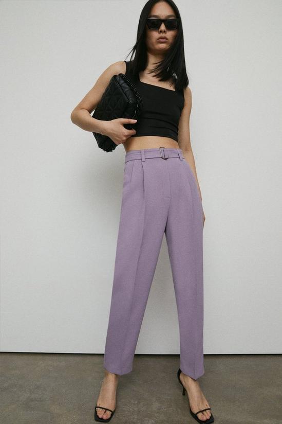 Warehouse Belted Peg Trousers 1