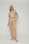 Warehouse Checked Belted Peg Trousers thumbnail 1