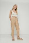 Warehouse Checked Belted Peg Trousers thumbnail 5