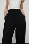 Warehouse Flat Fronted Tailored Wide Crop Trouser thumbnail 2