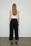 Warehouse Flat Fronted Tailored Wide Crop Trouser thumbnail 3