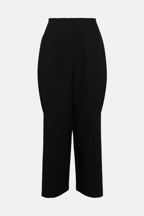 Warehouse Flat Fronted Tailored Wide Crop Trouser 4