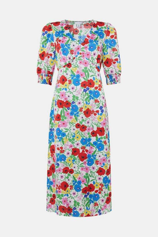 Warehouse Floral Midi Dress 4