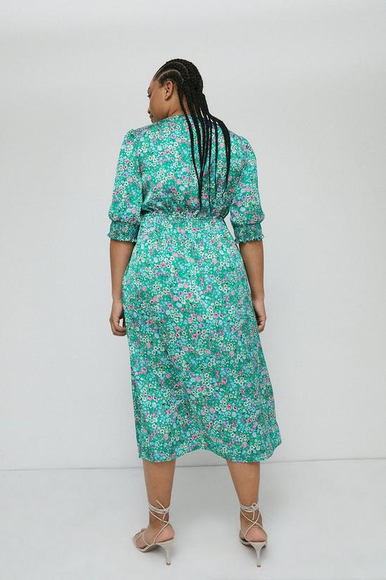 Warehouse Plus Size Floral Midi Dress 3