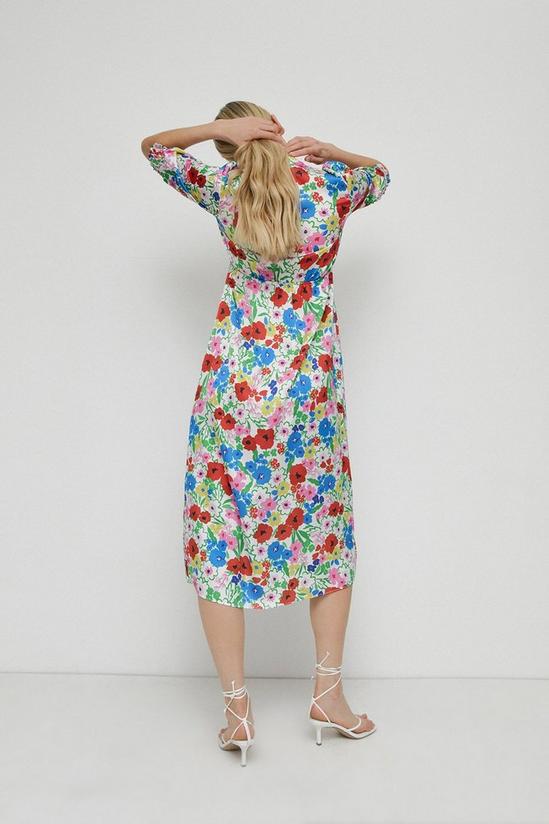 Warehouse Petite Floral Midi Dress 3