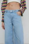Warehouse 99s Relaxed Wide Leg Puddle Length Jean thumbnail 2
