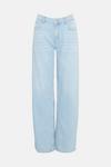 Warehouse 99s Relaxed Wide Leg Puddle Length Jean thumbnail 4