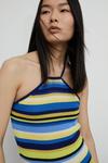 Warehouse Stripe Knit Midi Dress thumbnail 2