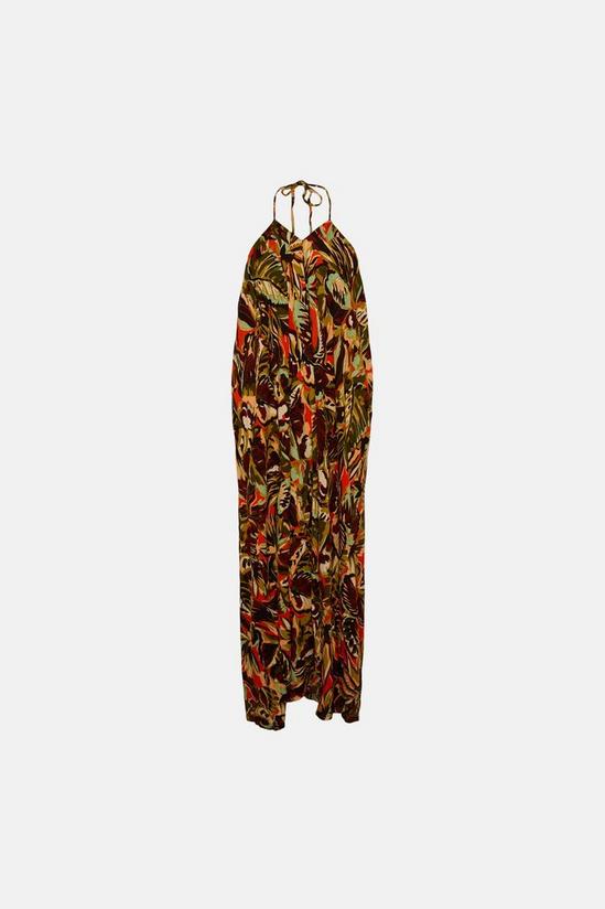 Warehouse Beach Jungle Print Cami Midi Dress 4