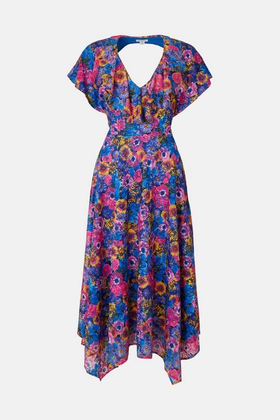 Warehouse Floral Lace Midi Dress 4