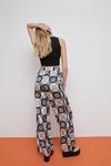 Warehouse Wide Leg Printed Trouser Coord thumbnail 3