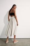 Warehouse Linen Mix Full Midi Skirt thumbnail 3