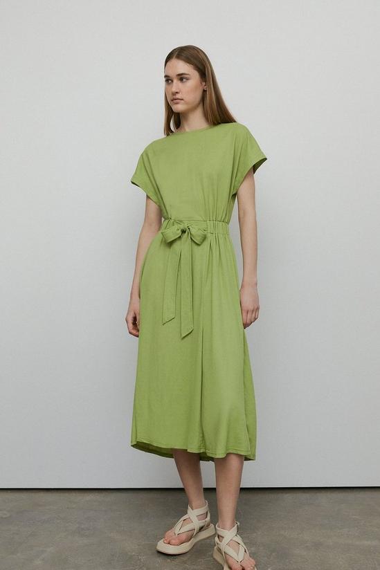 Warehouse Pique Midi Dress 1
