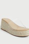 Warehouse Espadrille Clear Interest Wedge thumbnail 3