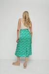 Warehouse Floral Midi Skirt With Side Split thumbnail 3