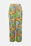 Warehouse Abstract Spot Wide Crop Trousers thumbnail 4
