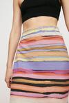 Warehouse Multi Stripe Midi Skirt thumbnail 2