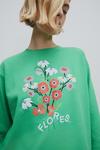 Warehouse WH X Rose England Flores Embroidered Sweatshirt thumbnail 2