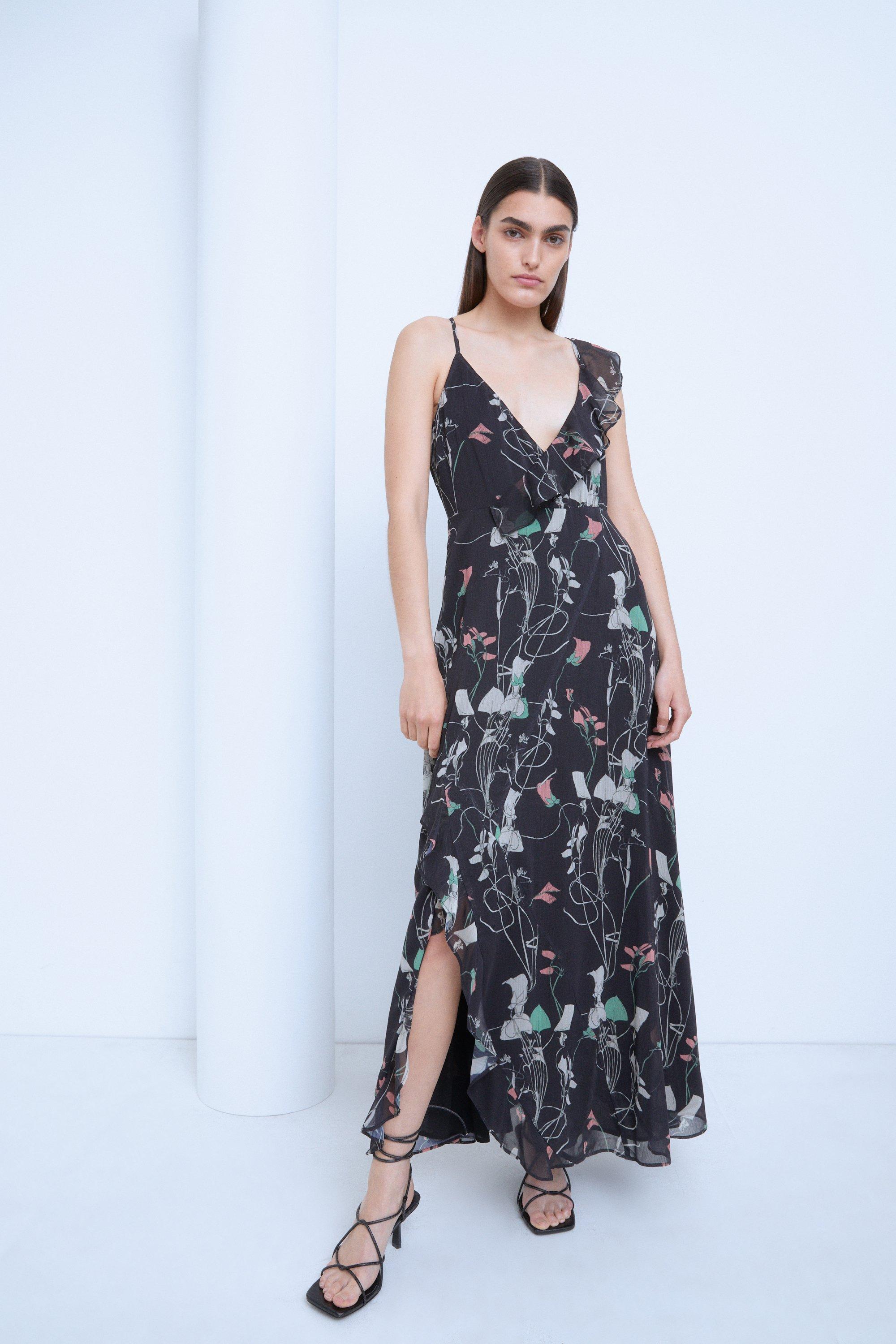 Womens WH x The British Museum: The Charles Rennie Mackintosh Collection Wrap Maxi Dress In Floral -