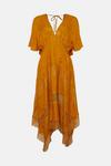 Warehouse Jacquard Lace Maxi Dress thumbnail 4