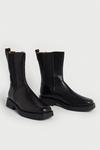 Warehouse Real Leather Classic Chelsea Calf Boot thumbnail 2