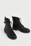 Warehouse Real Leather Classic Lace Up Boot thumbnail 2
