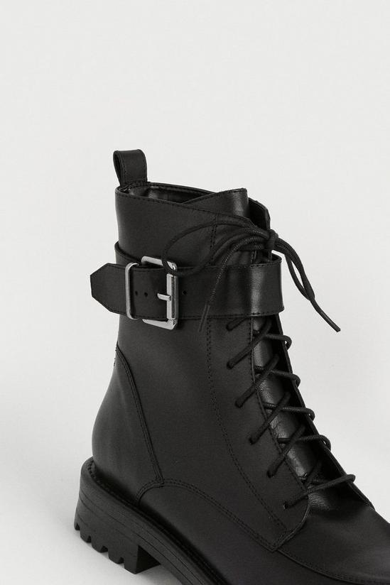 Warehouse Real Leather Classic Lace Up Boot 3