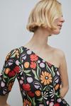 Warehouse WH X Rose England One Shoulder Floral Dress thumbnail 2