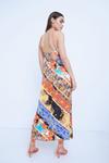 Warehouse WH x The British Museum: The Charles Rennie Mackintosh Collection Halter Neck Printed Midi Dress thumbnail 4