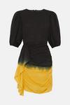 Warehouse Tie Dye Ruched Skirt Mini Dress thumbnail 4